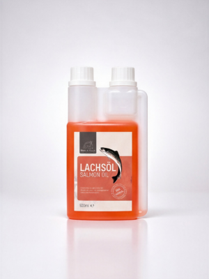 Mika and Friends Lachsöl | Ergänzungsfuttermittel für Hunde & Katzen | 500ml
